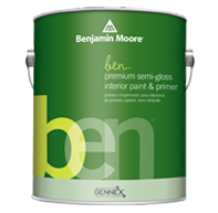 ben® Waterborne Interior Paint- Semi-Gloss 627